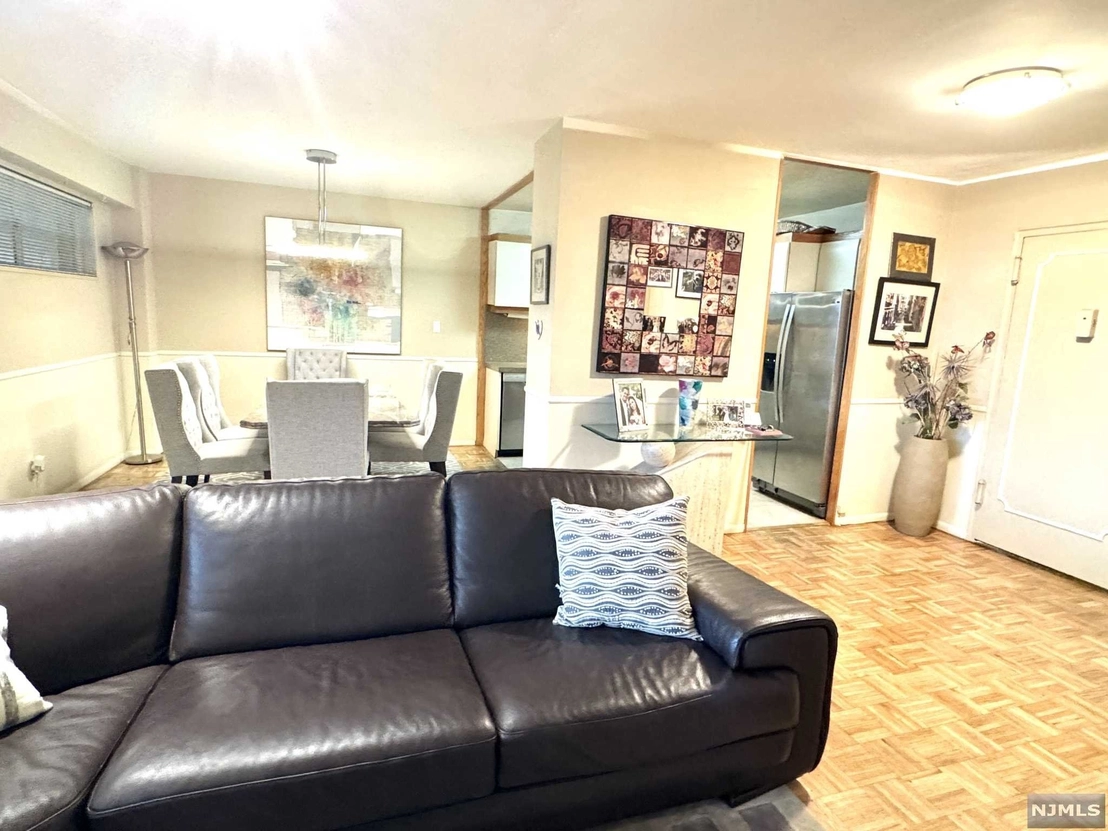 Livingroom at Unit 7O at 2185 Lemoine Avenue