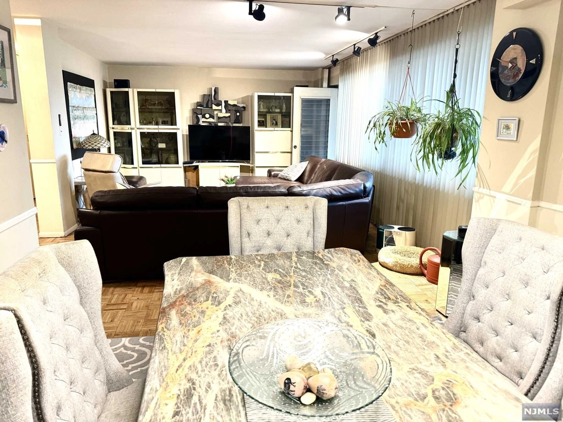Livingroom at Unit 7O at 2185 Lemoine Avenue