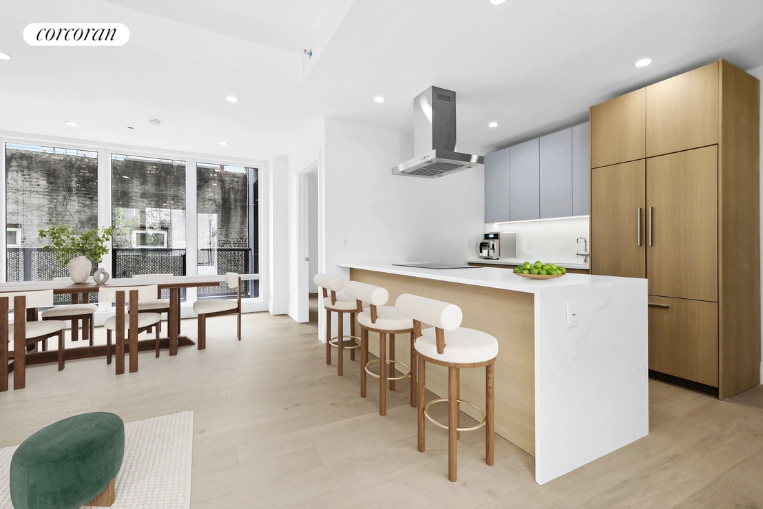 Kitchen, Dining at Unit 3A at 625 ROGERS Avenue