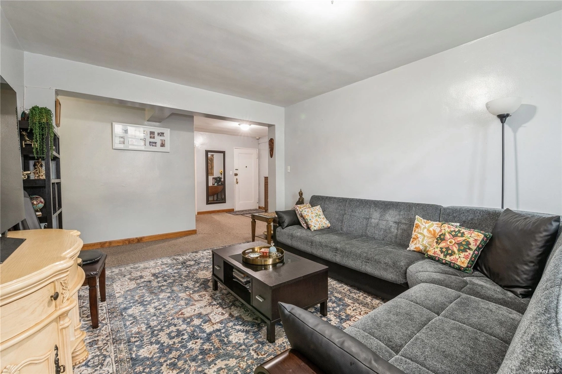 Livingroom at Unit 1B at 84-55 Daniels Street