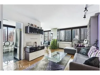 Livingroom at Unit 14D at 300 E 54th Street