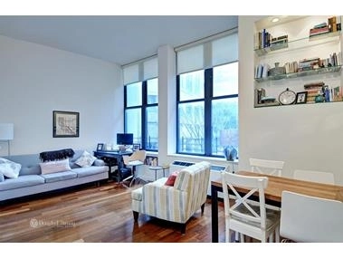 Livingroom at Unit 201 at 1 Wall Street Court