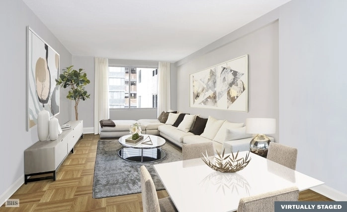 Livingroom, Dining at Unit 5E at 44 W 62ND ST