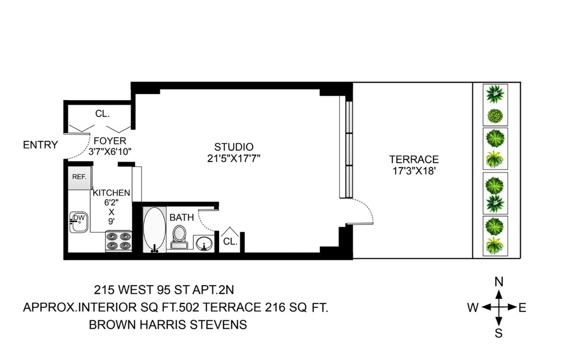 Photo of Unit 2N at 215 W 95TH Street