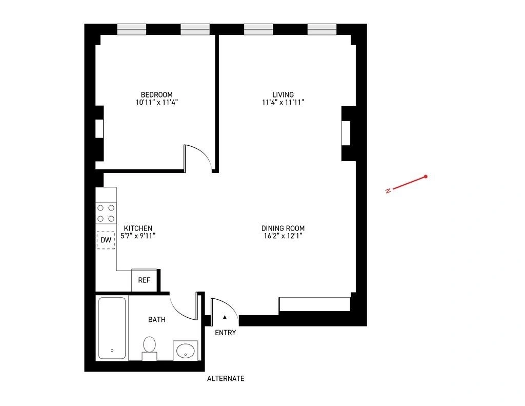 Photo of Unit 3B at 118 SUFFOLK Street