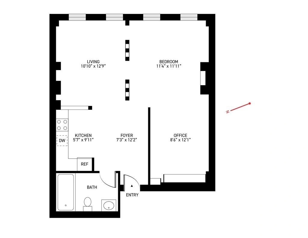 Photo of Unit 3B at 118 SUFFOLK Street