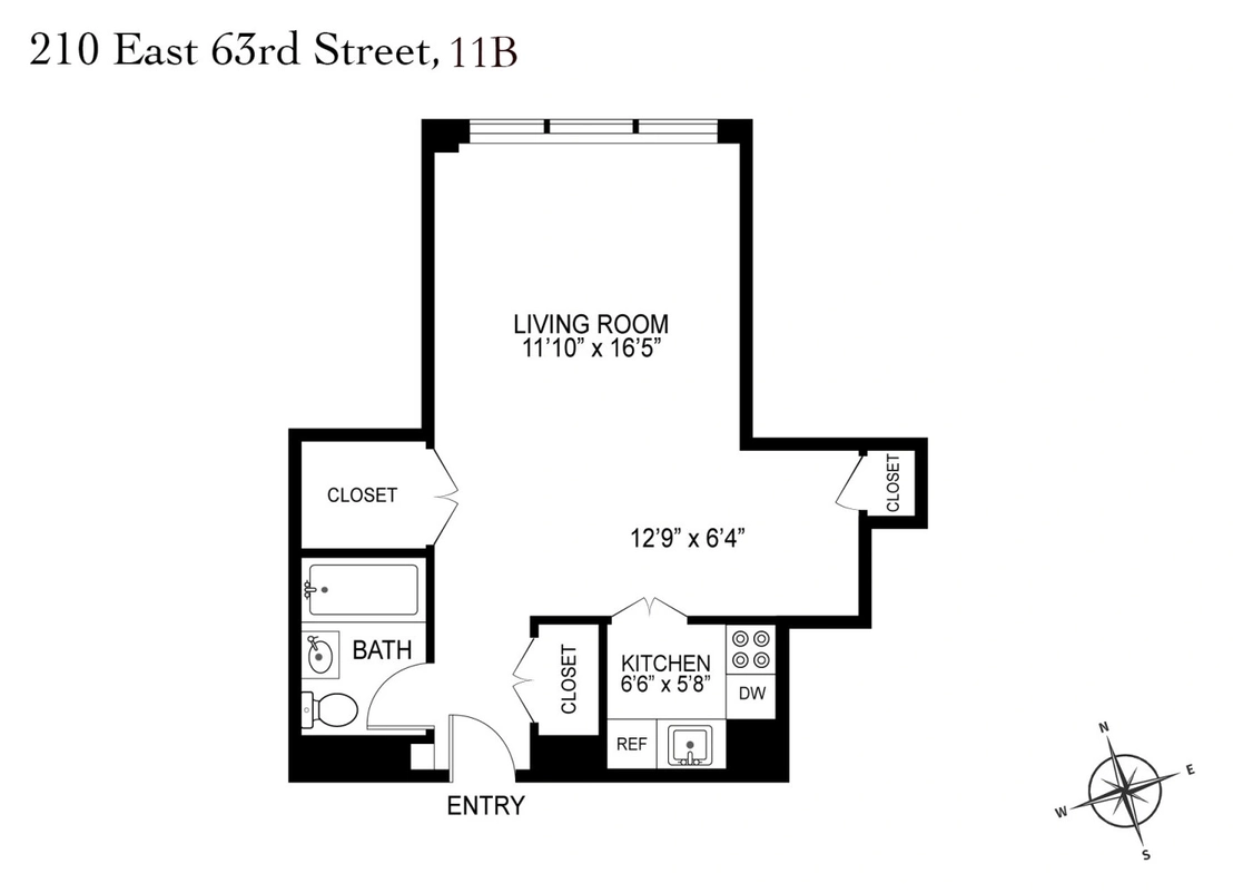 Photo of Unit 11B at 210 E 63RD Street