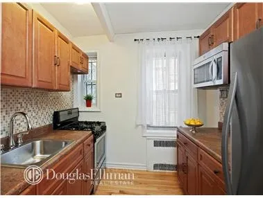 Kitchen at Unit 1S at 280 Ocean Parkway