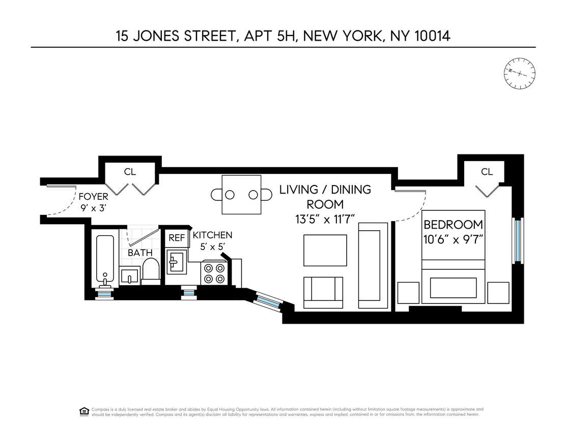 Photo of Unit 5H at 15 Jones Street