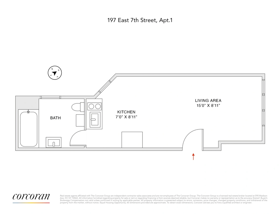 Photo of Unit 1 at 198 E 7TH Street