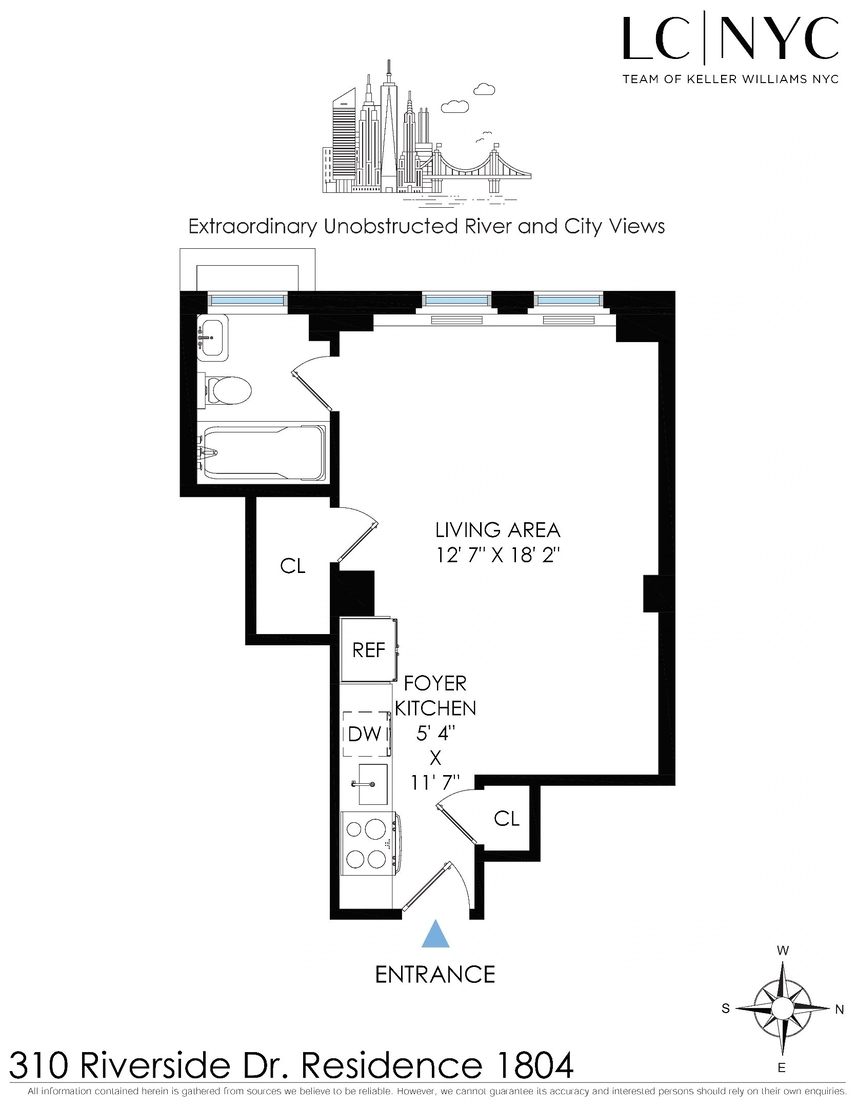 Photo of Unit 1804 at 310 Riverside Drive