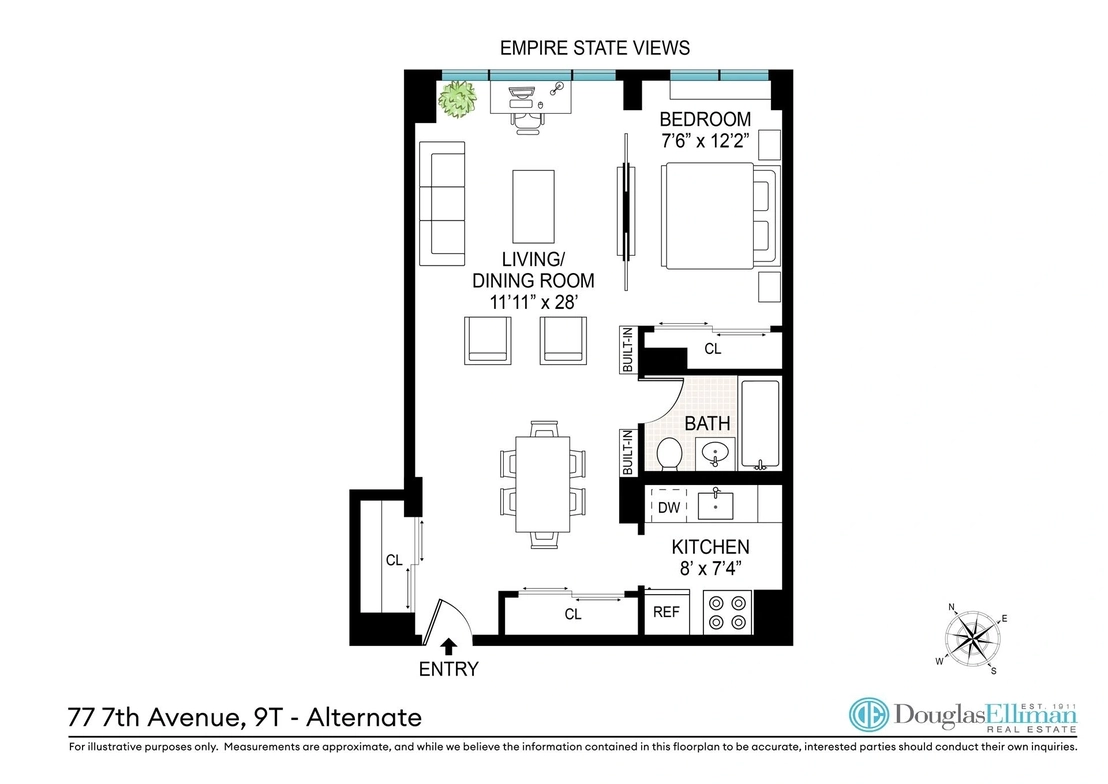 Photo of Unit 9T at 77 7TH Avenue