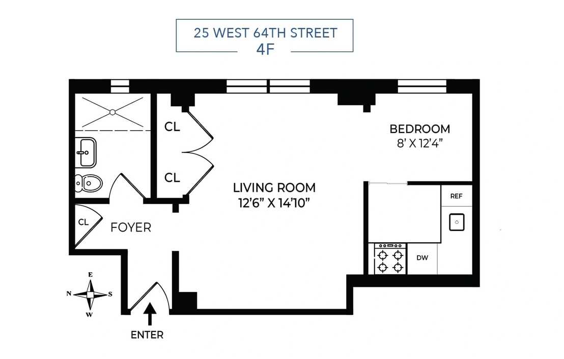 Photo of Unit 4F at 25 W 64TH Street