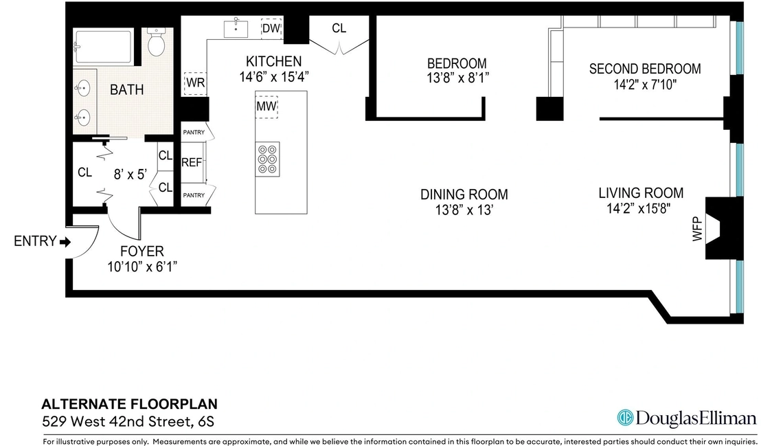 Photo of Unit 6S at 529 W 42ND Street