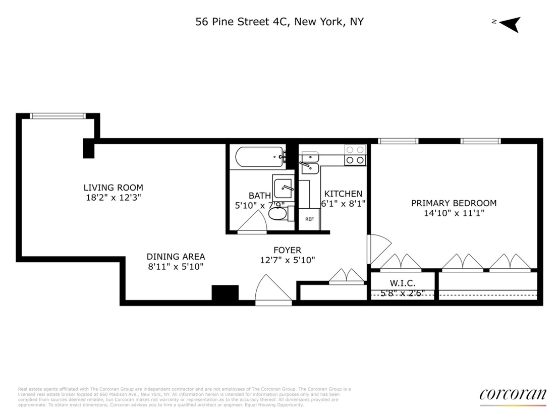 Photo of Unit 4C at 56 PINE Street