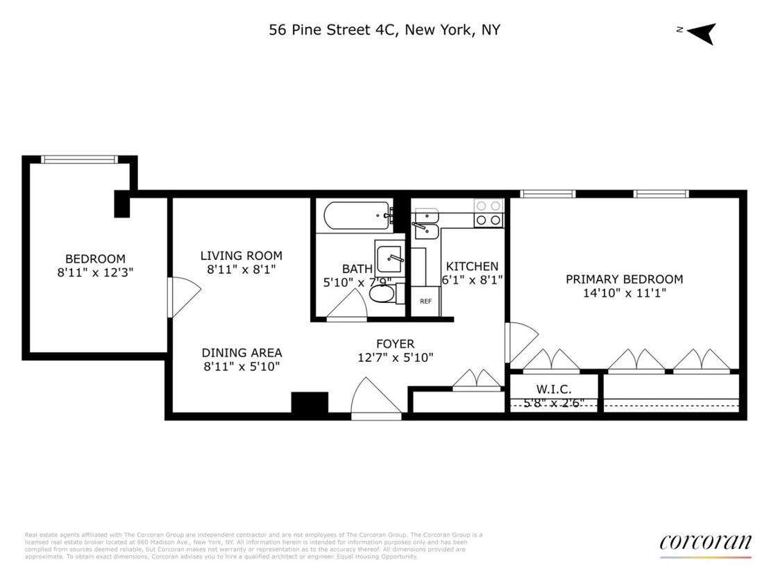 Photo of Unit 4C at 56 PINE Street