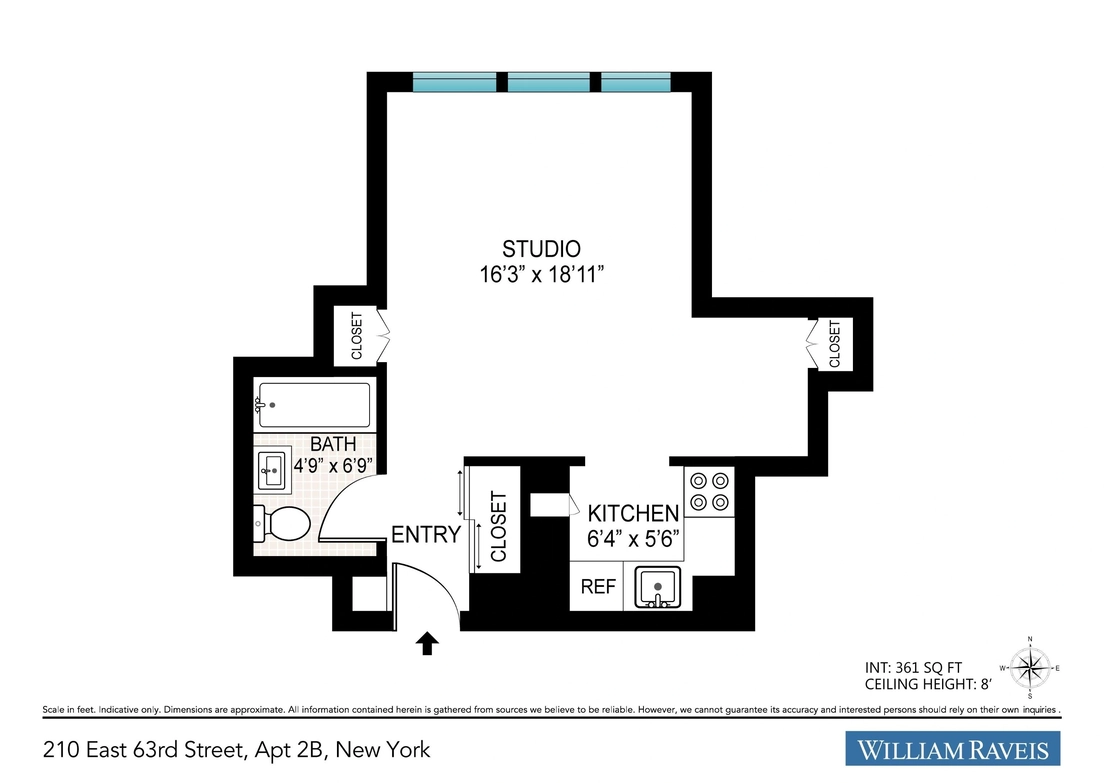 Photo of Unit 2B at 210 E 63rd Street