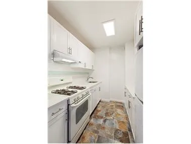 Kitchen at Unit 8E at 400 Central Park W
