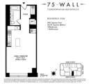 Thumbnail Floorplan at Unit 32Q at 75 Wall Street
