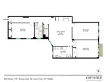 Thumbnail Floorplan at Unit 92 at 609 W 114TH Street