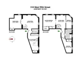 Thumbnail Floorplan at Unit 501601 at 310 W 99th Street