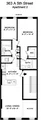 Thumbnail Floorplan at Unit 2 at 363A 5th Street