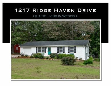 1217 Ridge Haven Dr, Wendell, NC
