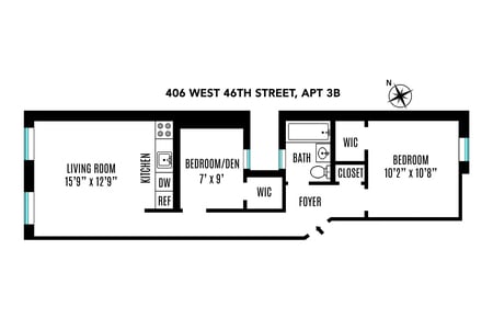 406 W 46th Street, Manhattan, NY, 10036 - Photo 1