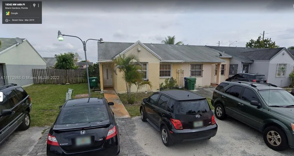 Unit for sale at 18343 NW 44th Pl, Miami  Gardens, FL 33055
