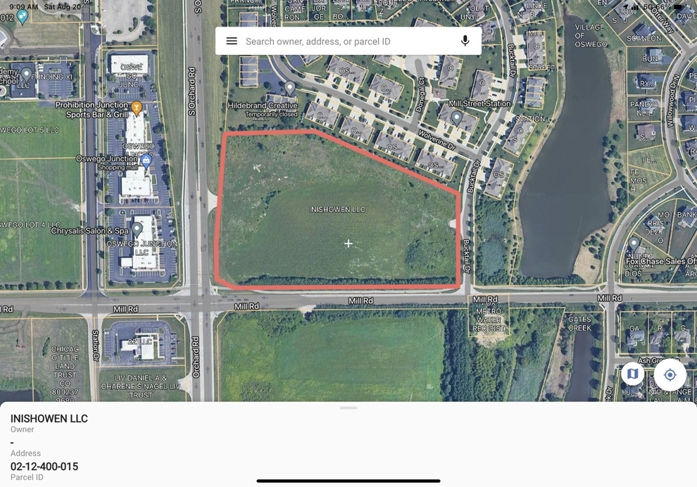 Unit for sale at 10.81 Acres Orchard & Mill Road, Oswego, IL 60543