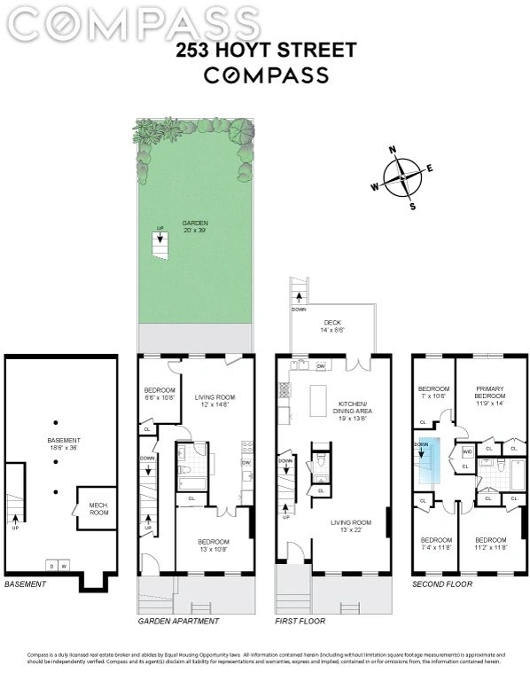 Unit for sale at 253 Hoyt Street, Brooklyn, NY 11217