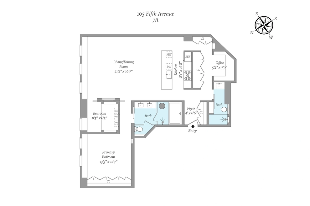 Unit for sale at 105 Fifth Avenue, Manhattan, NY 10003