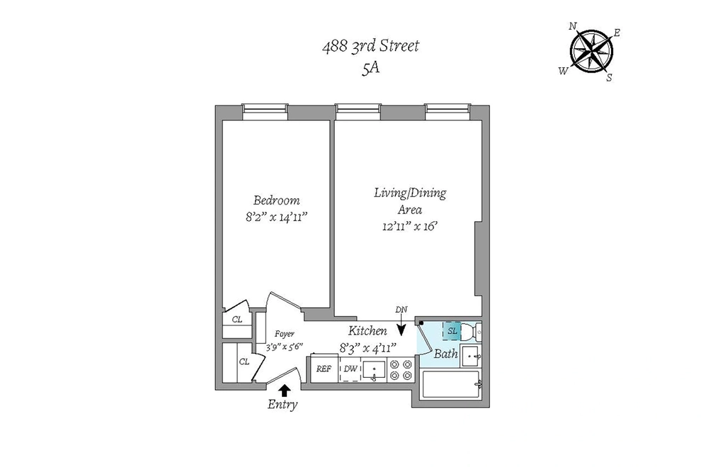 Unit for sale at 488 3rd Street, Brooklyn, NY 11215