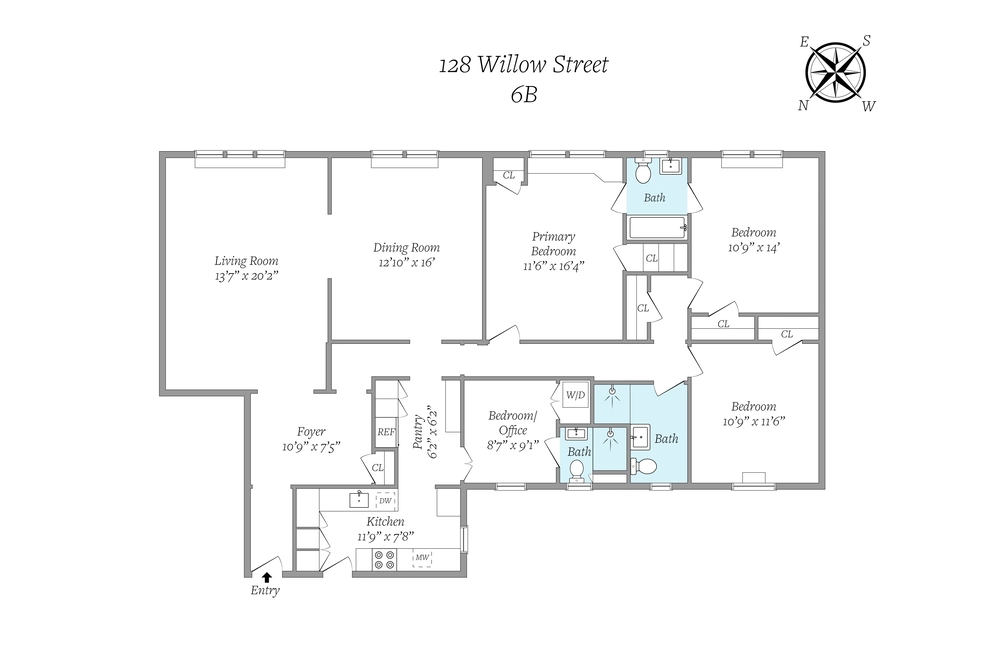 Unit for sale at 128 Willow Street, Brooklyn, NY 11201