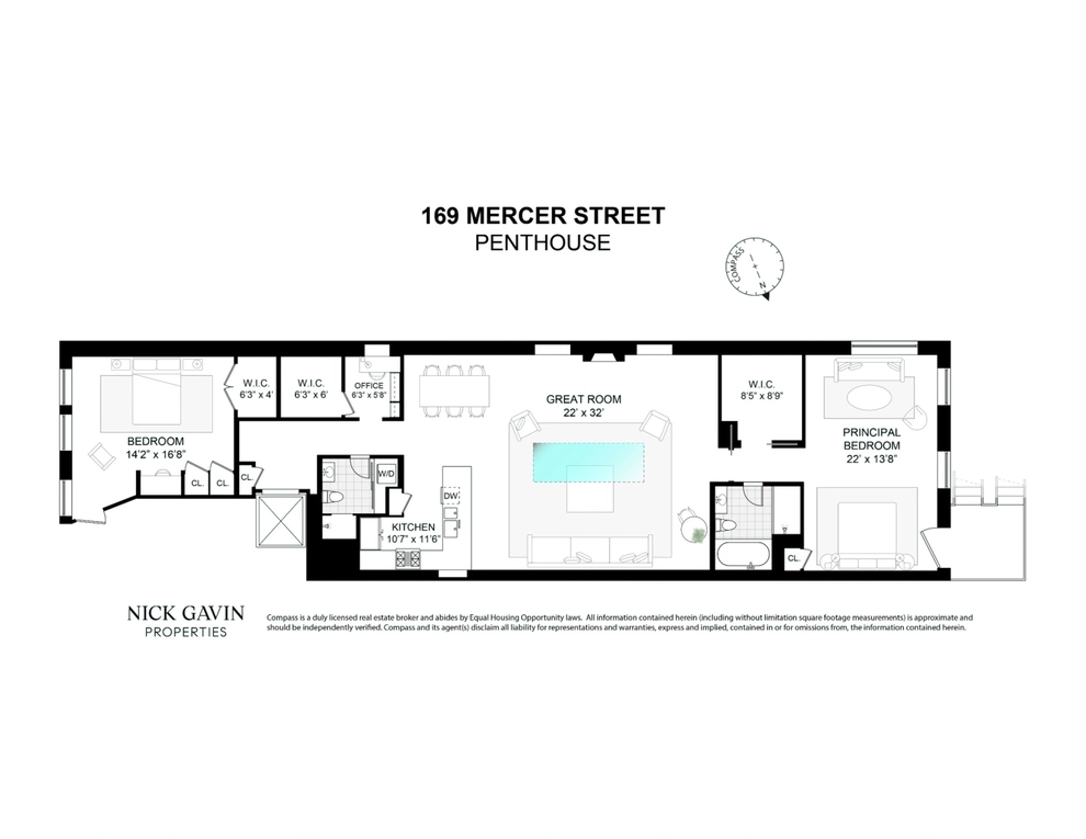 Unit for sale at 169 Mercer Street, Manhattan, NY 10012