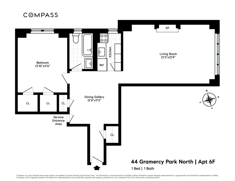 Unit for sale at 44 Gramercy Park N, Manhattan, NY 10010