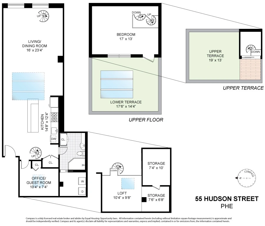 Unit for sale at 55 Hudson Street, Manhattan, NY 10013