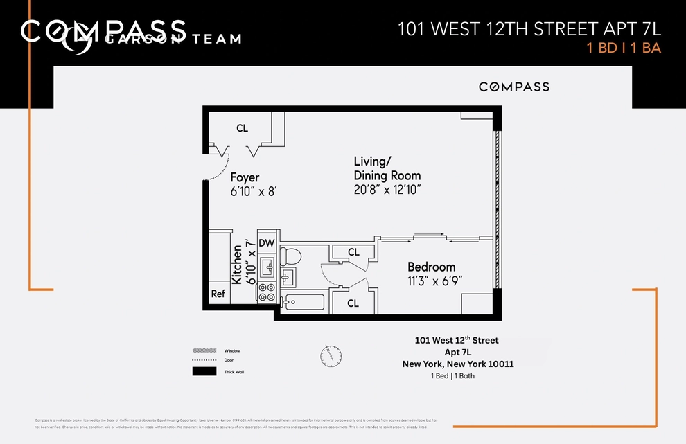 Unit for sale at 101 W 12th Street, Manhattan, NY 10011